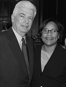 Senator Chris Dodd and Tanya Long